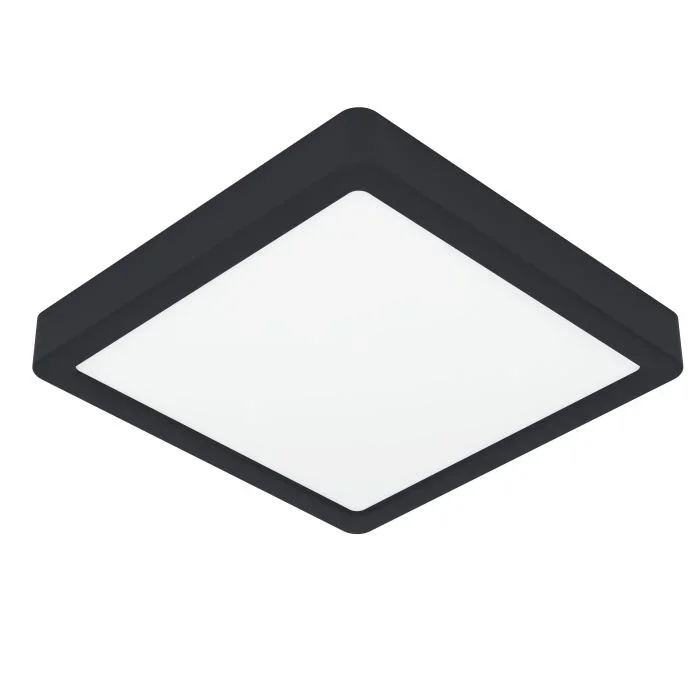 EGLO LED-Deckenleuchte CCT TW 22cm Schwarz 1700lm