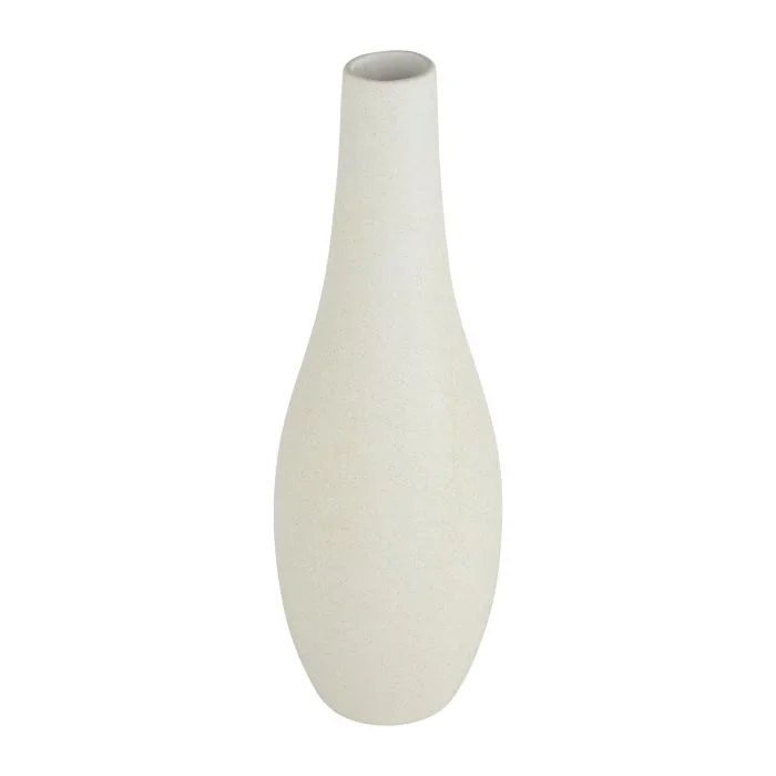 EGLO Living Keramikvase Beige Ø10 x H 30cm I Ankaramy
